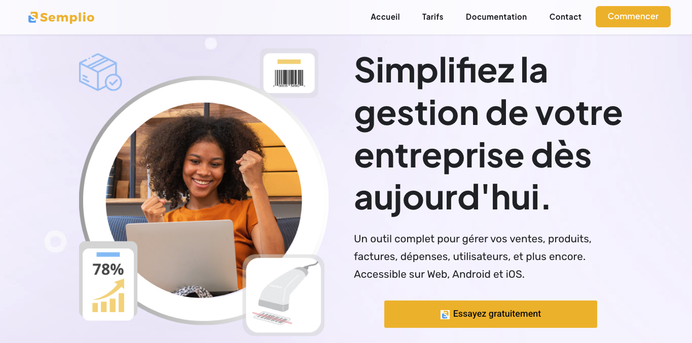 Semplio : Gestion Commerciale Intelligence